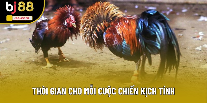 Thời gian cho mỗi cuộc chiến kịch tính